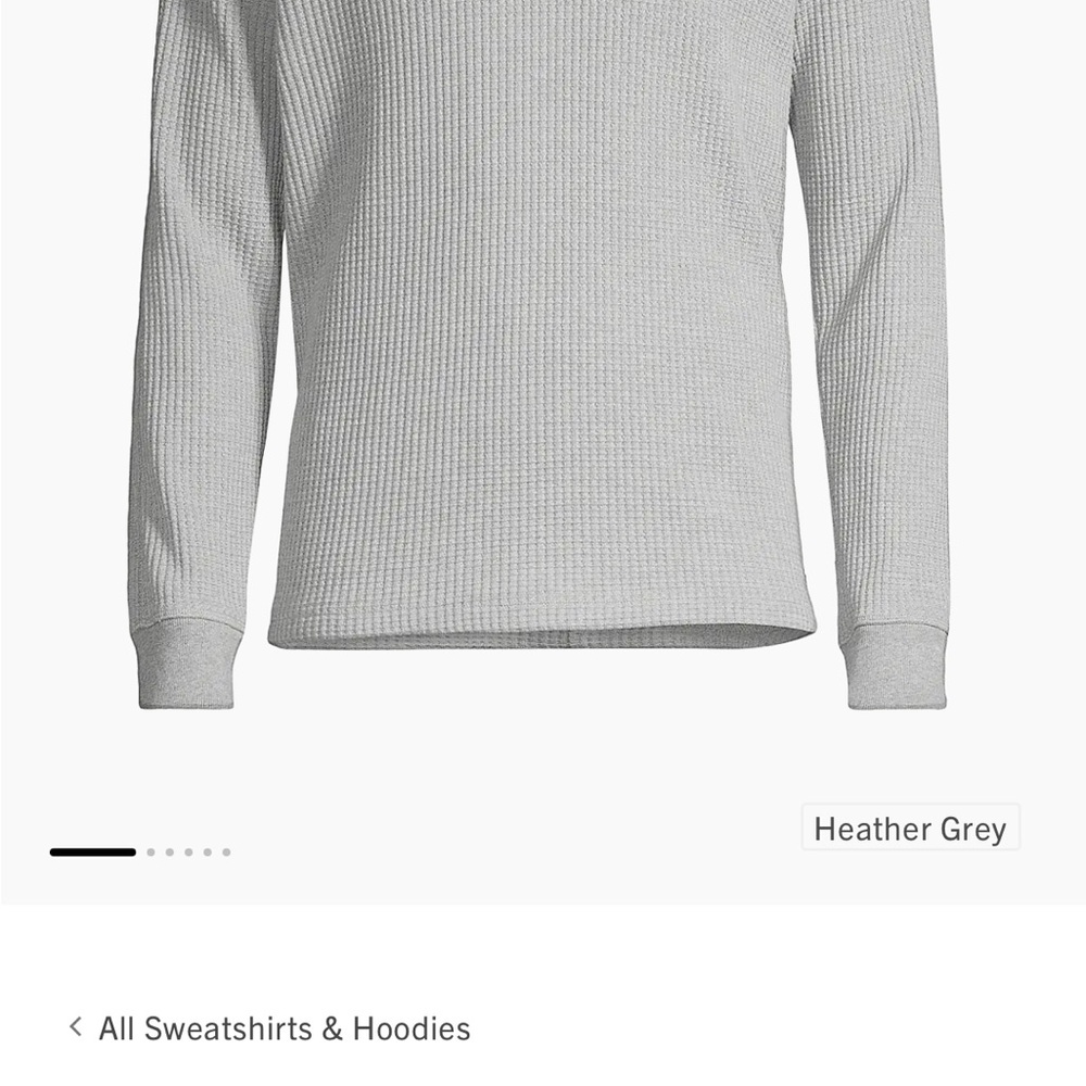 The Rail Light Gray Waffle Knit Top